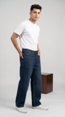 Baggy Jeans in dark blue