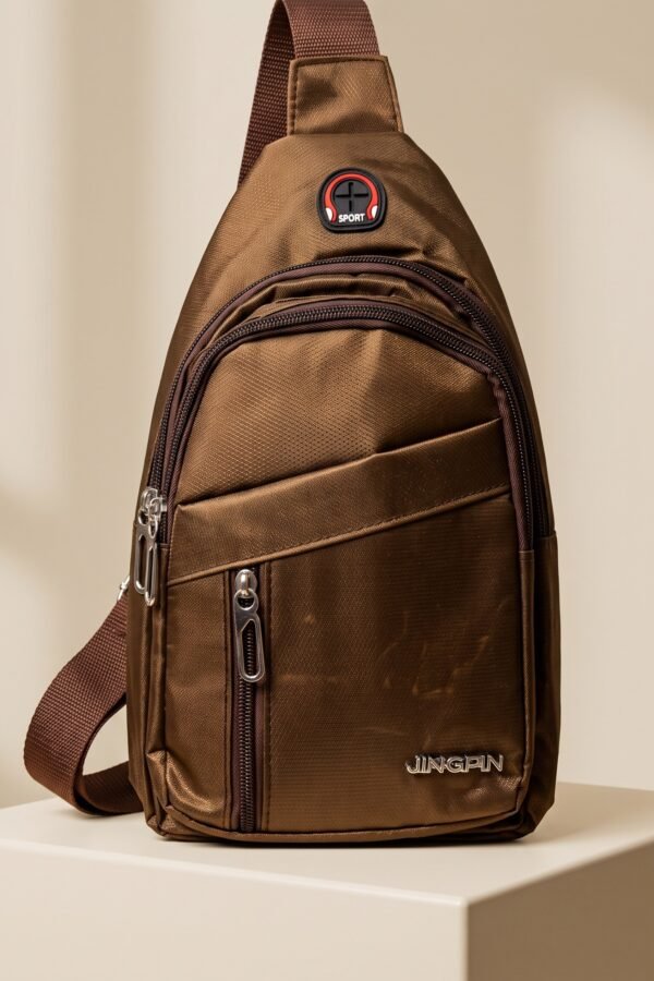 Brown Leather Sling Bag