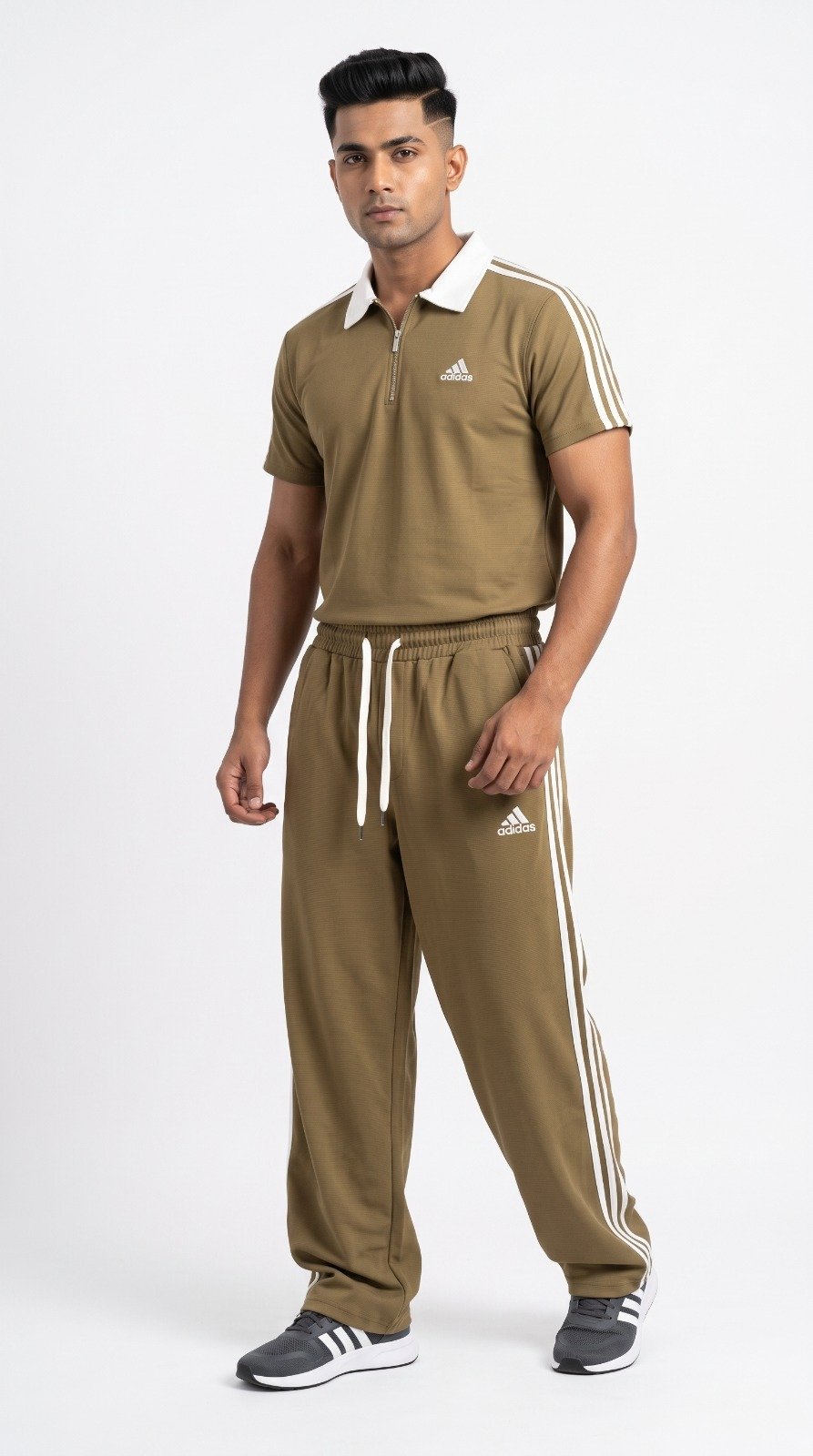 Elite Polo Tracksuit in olive