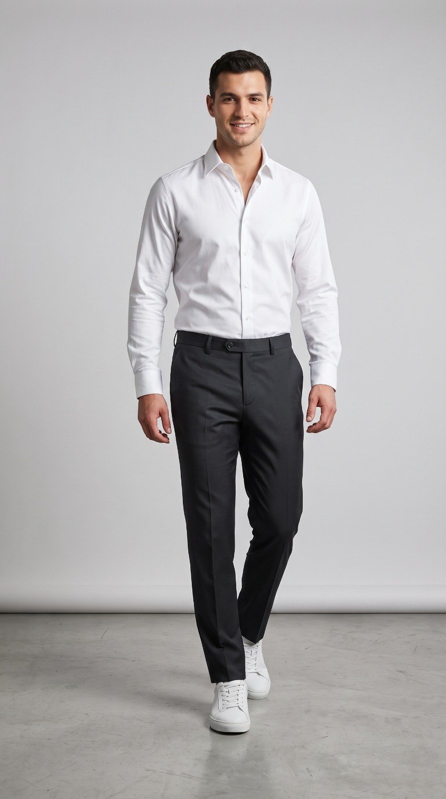 Formal Dress Pant in black, third view