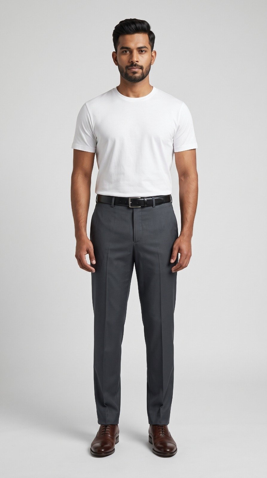 Formal Dress Pant in charcoal, second view