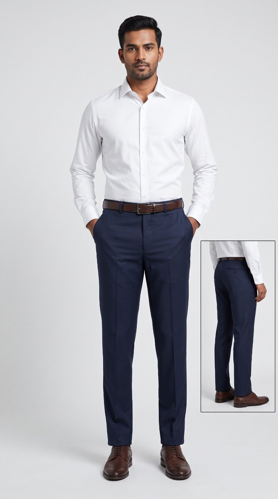 Formal Dress Pant in navy, second view