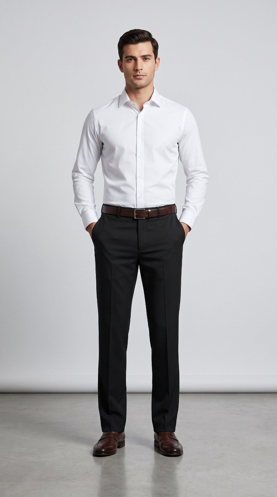 Imported Dress Pant in black, second view