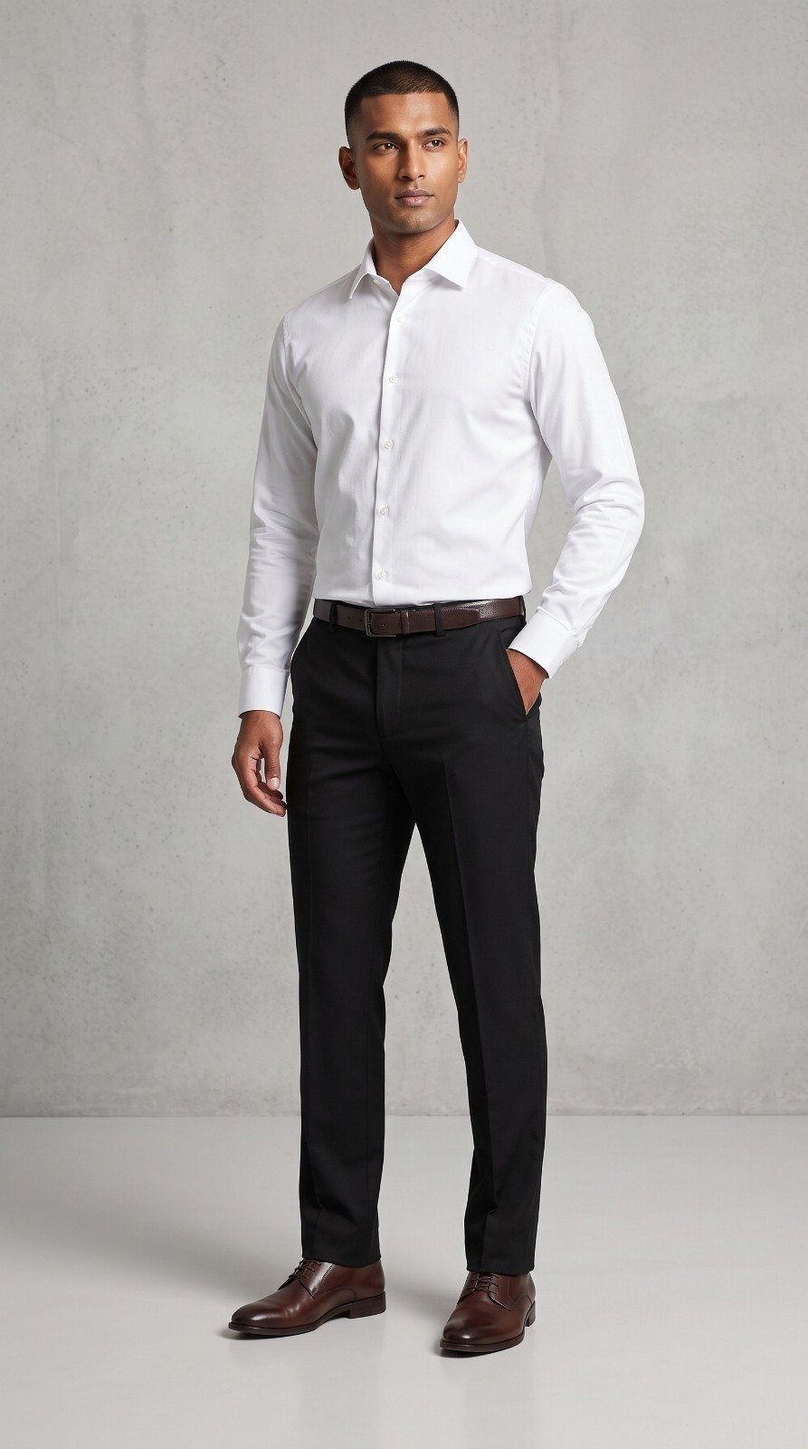 Imported Dress Pant in black, third view