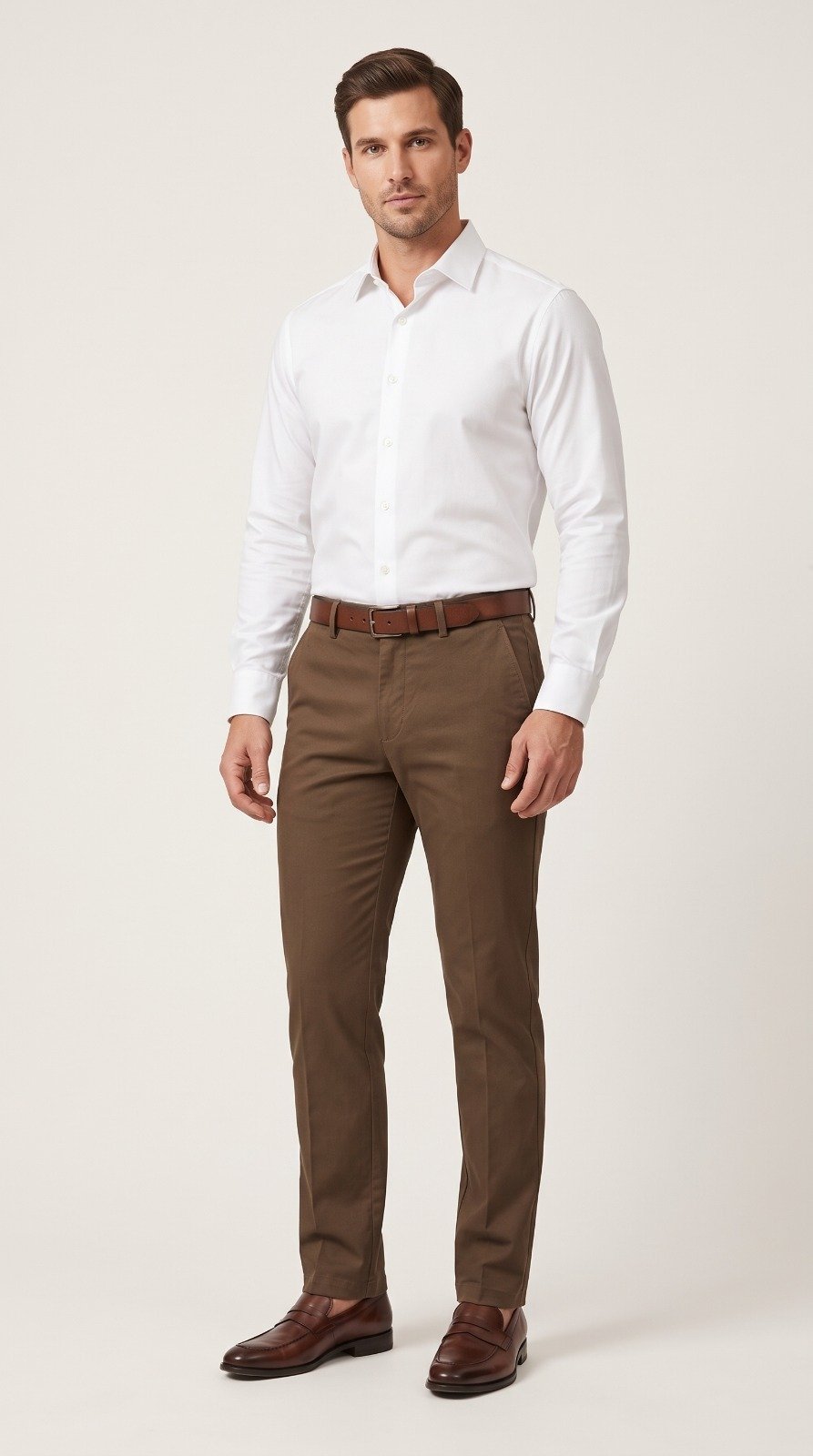 Imported Dress Pant in brown, third view