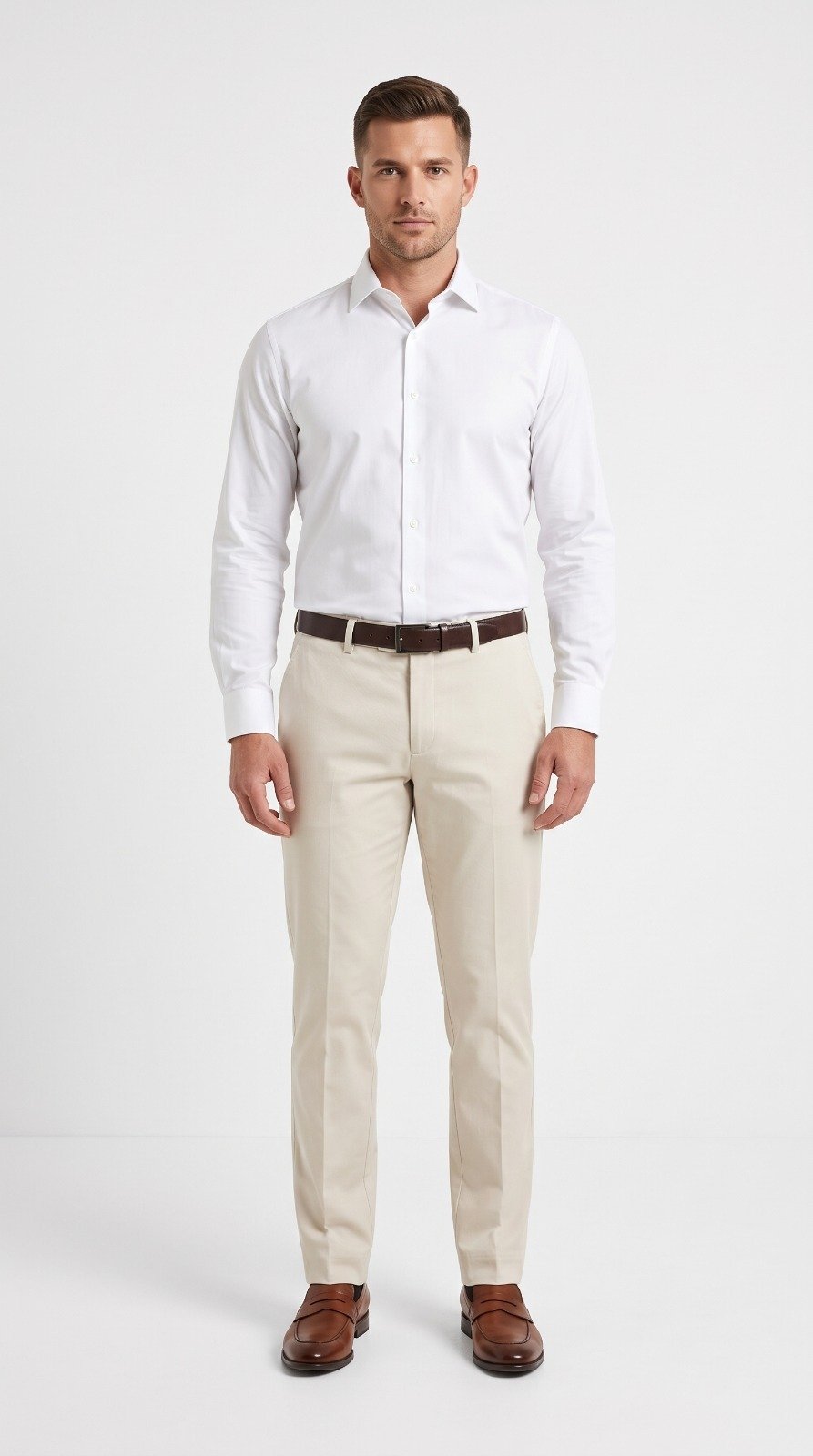 Imported Dress Pant in cream