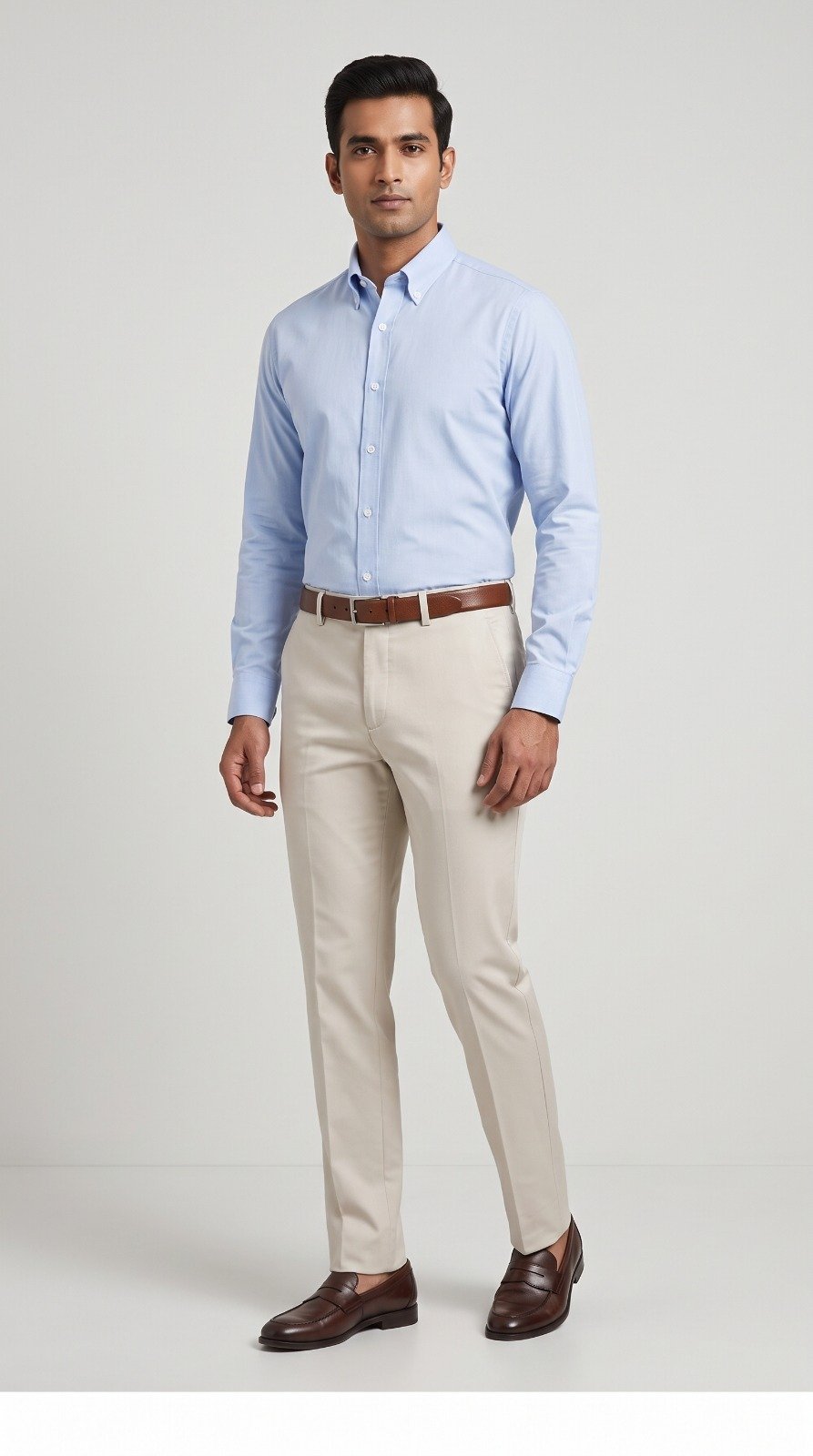 Imported Dress Pant in cream, third view