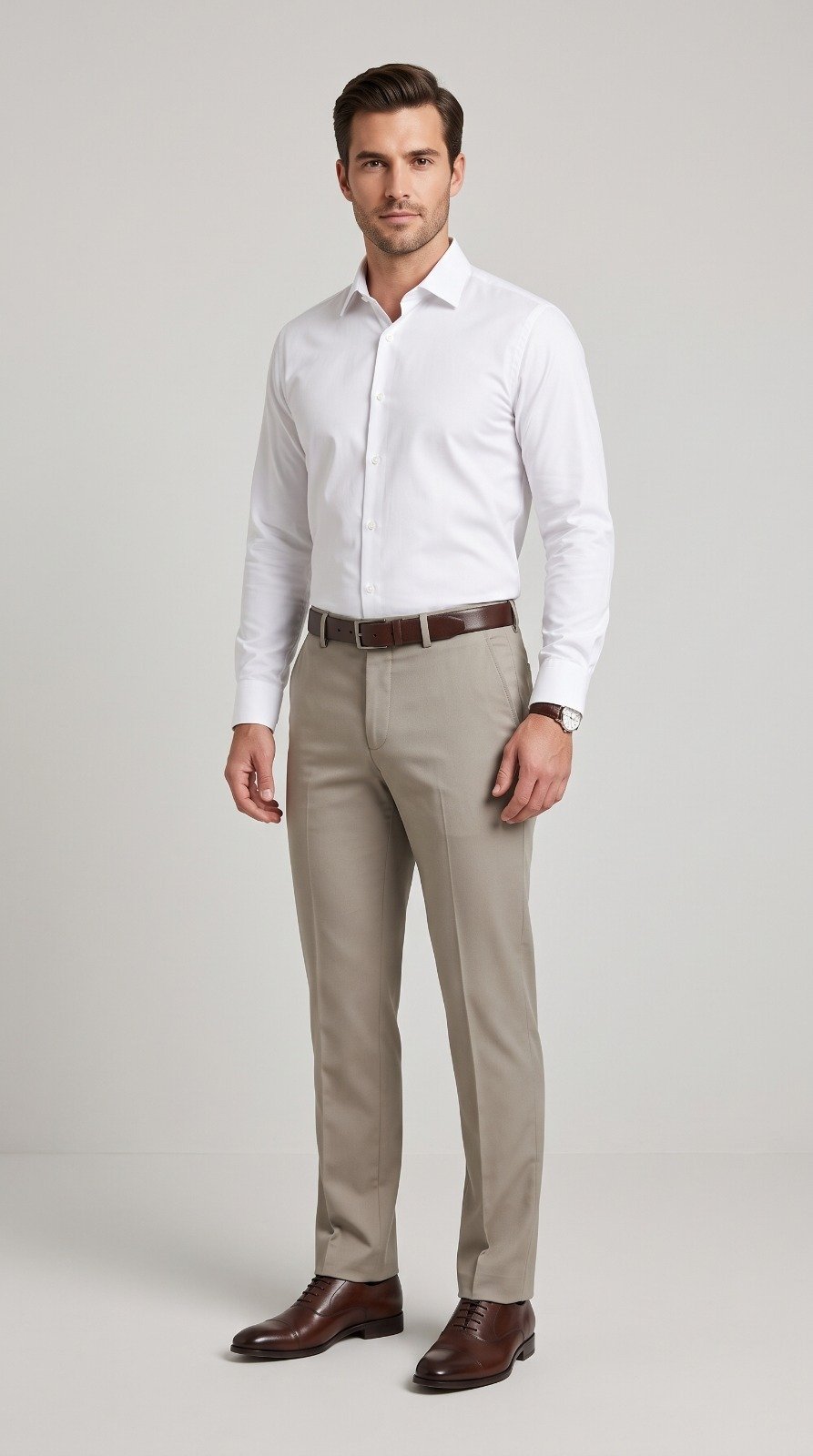 Imported Dress Pant in stone