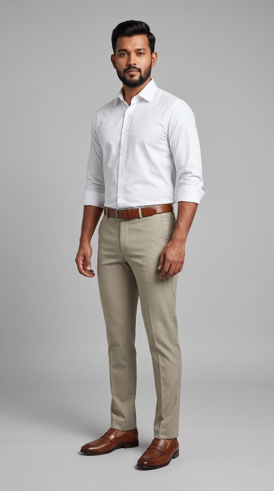 Imported Dress Pant in stone, second view