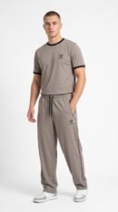 Imported Tracksuit in taupe