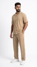 Imported Safari Suit (Low GSM) in beige