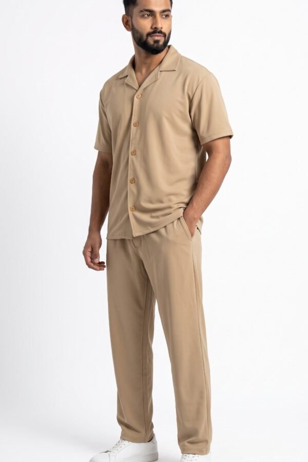 Imported Safari Suit (Low GSM) in beige