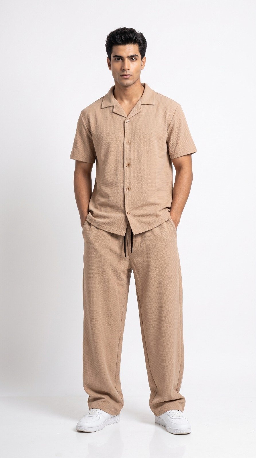 Imported Safari Suit (High GSM) in camel, second view