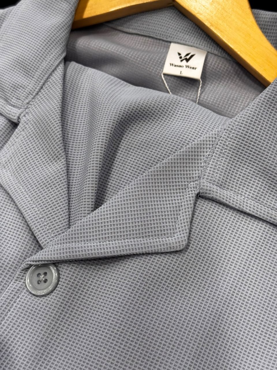 Imported Safari Suit (High GSM), fabric close-up