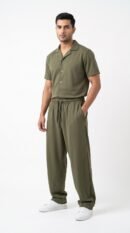 Imported Safari Suit (High GSM) in olive
