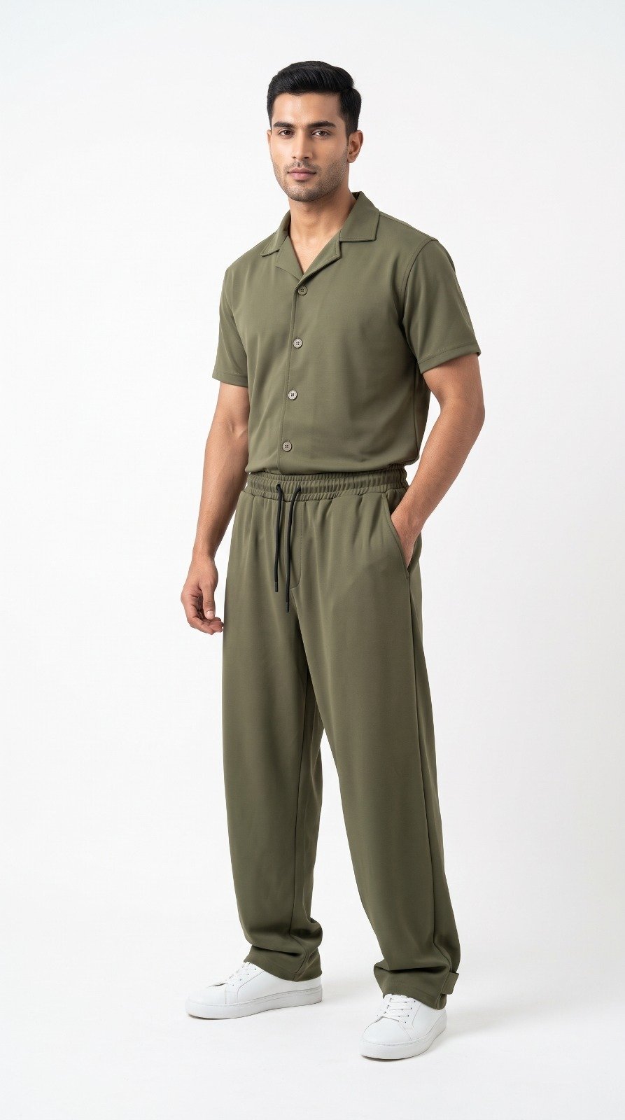 Imported Safari Suit (High GSM) in olive
