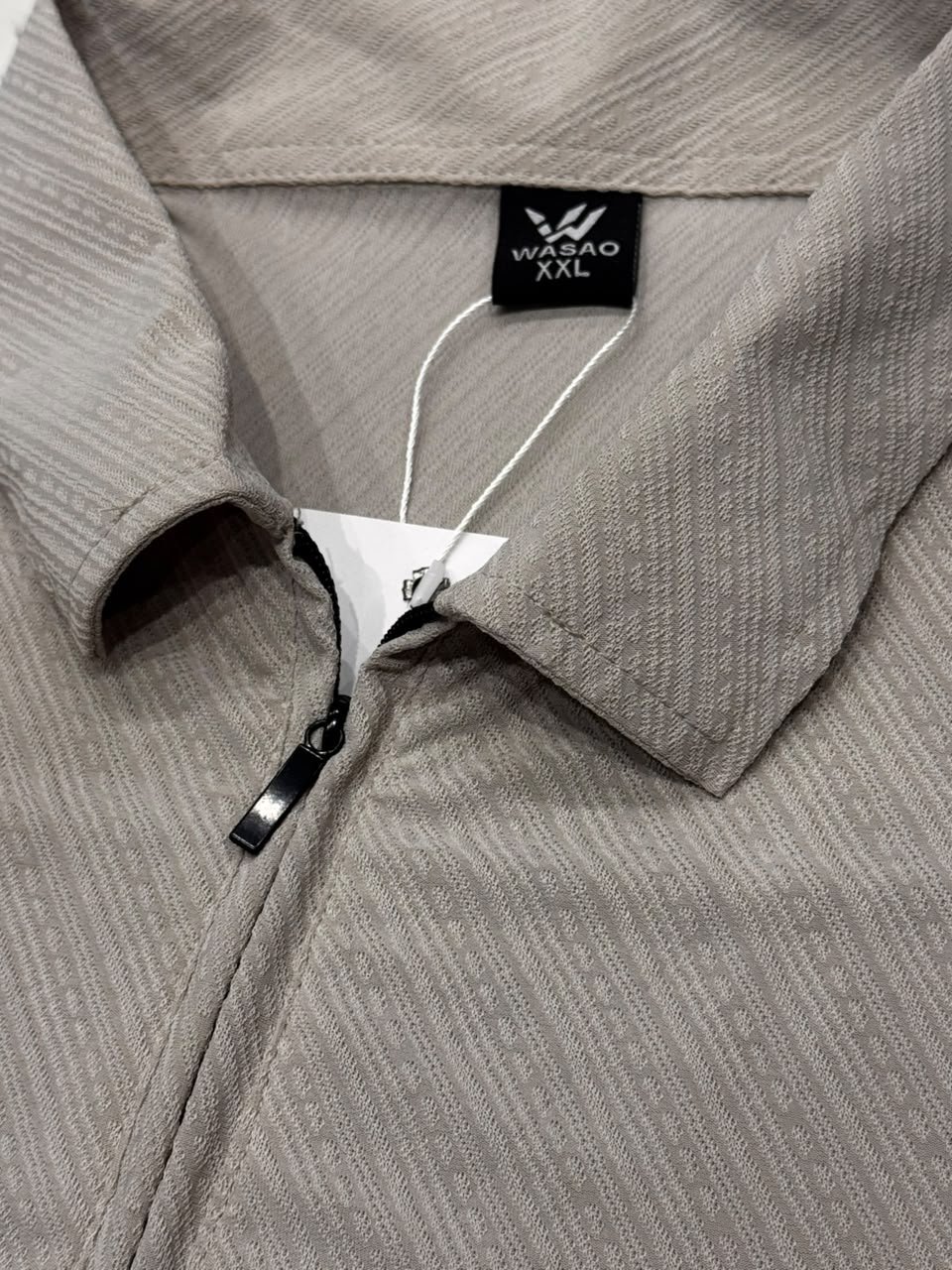 Turkish Zipper Polo, fabric close-up (4)