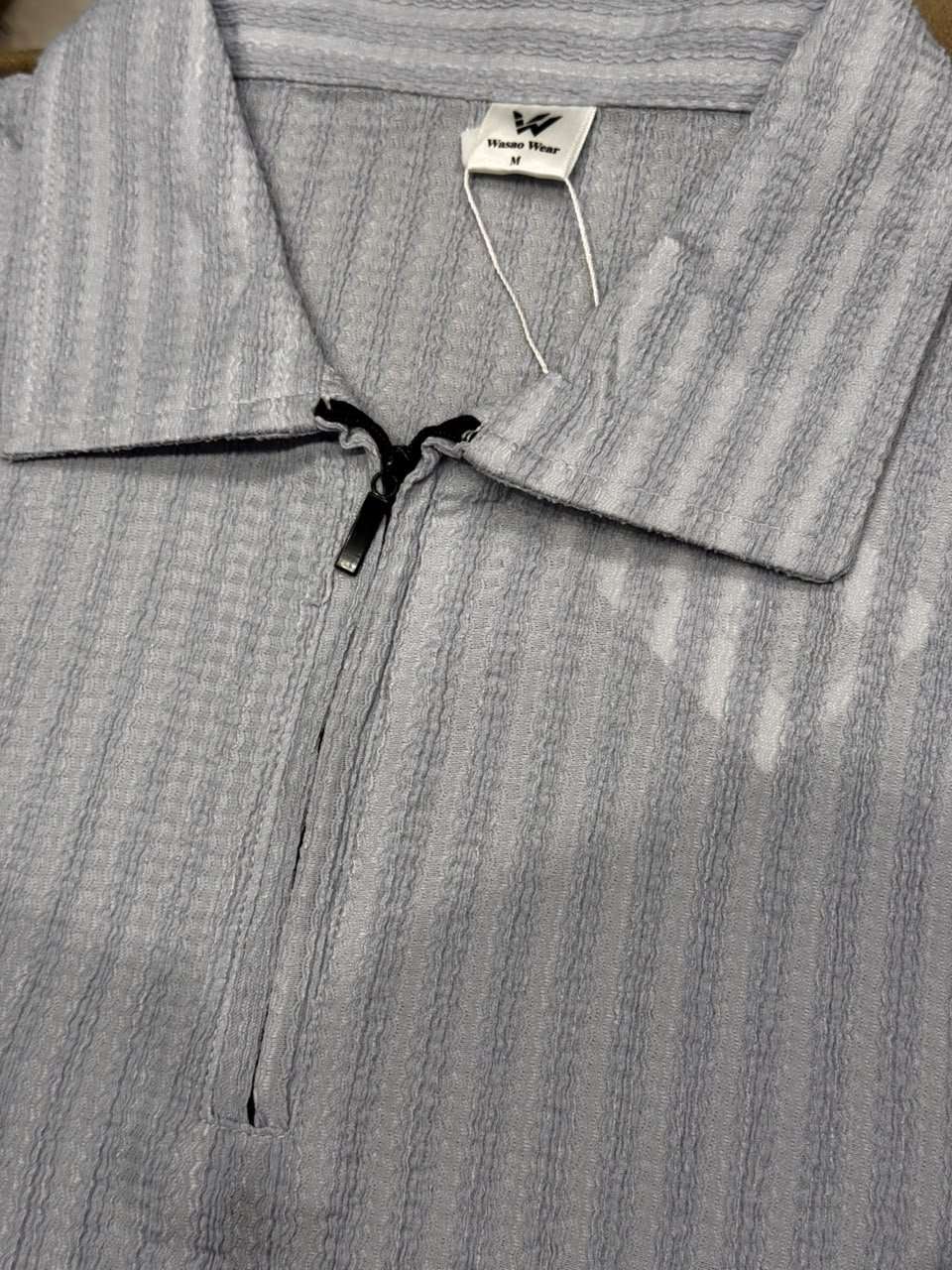 Turkish Zipper Polo, fabric close-up (3)