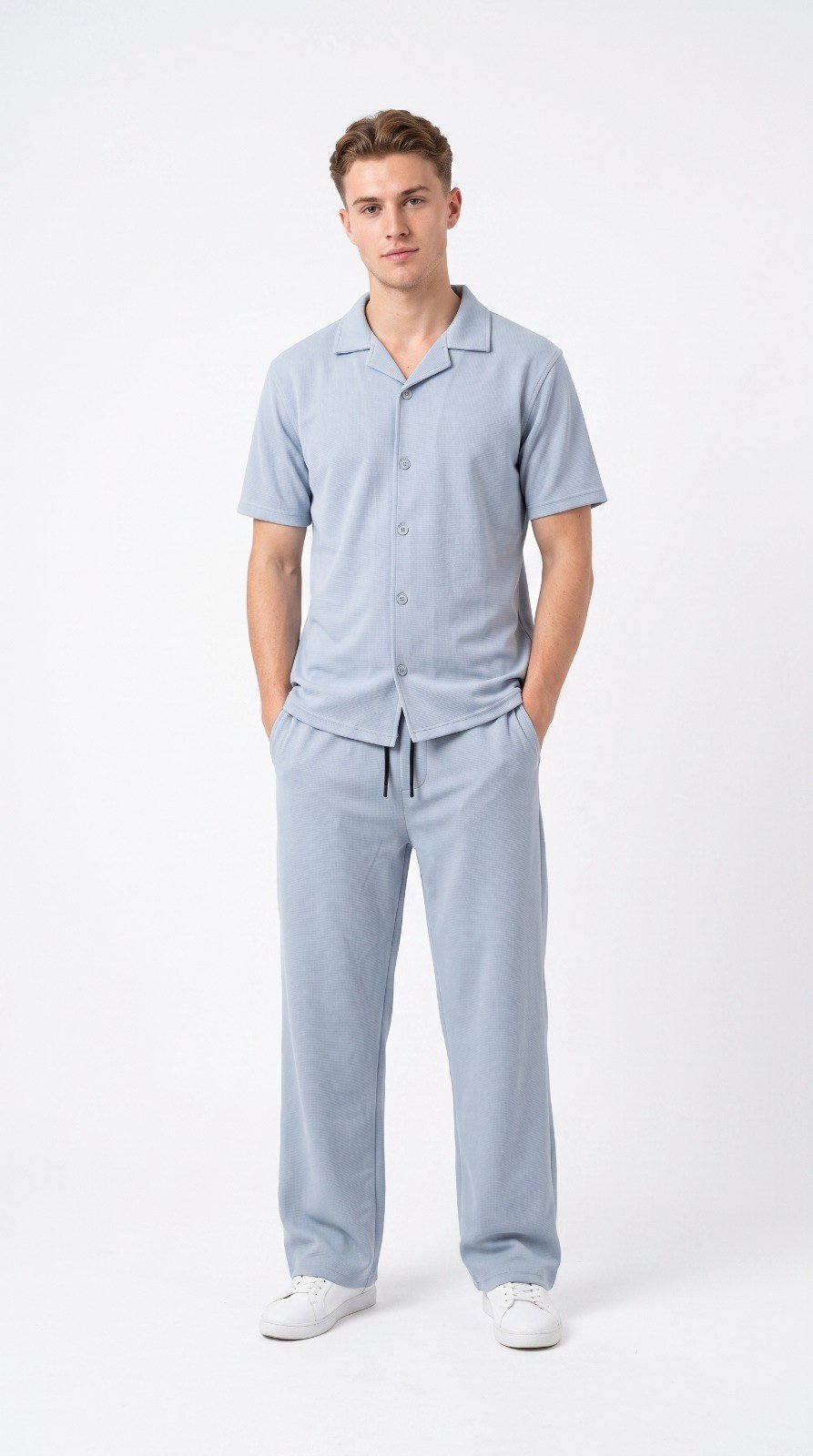 Waffle Safari Suit - Coat Collar - Image 5
