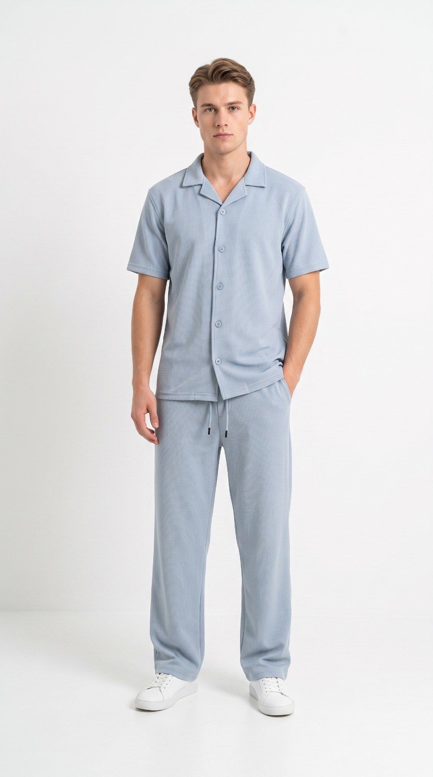 Waffle Safari Suit - Coat Collar - Image 6