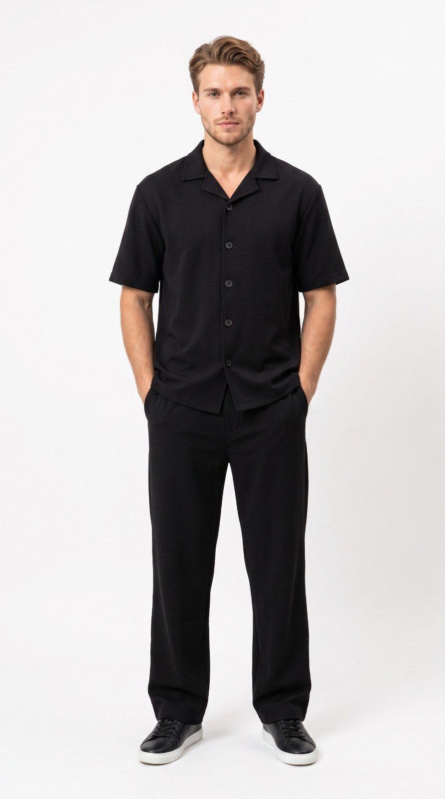 Waffle Safari Suit - Coat Collar - Image 7